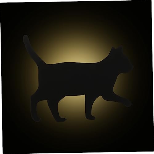 VICASKY 1 Stück Halloween-Leuchtaufkleber kürbis Aufkleber Halloween wanddeko Halloween Halloween-Hausdekoration Halloween-Thema-Aufkleber Halloween-Glüh-Tags leuchtende Tags Papier Black von VICASKY