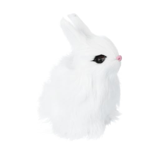 VICASKY 1 Stück Imitationskaninchen Deko für Ostern Niedliches Hasenornament für Kindergeburtstag Umweltfreundliches Material Wohn und Büroschmuck Weiß VICASKY 1 Stück Imitationskaninchen Deko für Ostern Niedliches Hasenornament für Kindergeburtstag Umweltfreundliches Material Wohn und Büroschmuck Weiß von VICASKY