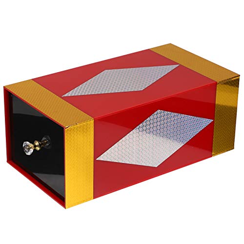 VICASKY 1 Stück Karton Acryl Zug Tasche Weiden Wagen Faltbar Deckel Netz Korb Auto Trickboxen Neuartige Trick-Requisiten Ausziehbare Boxen Bühnen-gimmick-Requisiten von VICASKY