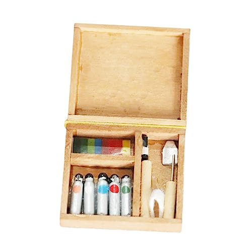 VICASKY 1 Stück Karton Mini Pigment Box für kinderspielzeug lustigt DIY Toy Small Size Toy Lotta lustig Mini-Modell aus Holz Holzzubehör Miniaturspielzeug Mini-Dekoration VICASKY 1 Stück Karton Mini Pigment Box für kinderspielzeug lustigt DIY Toy Small Size Toy Lotta lustig Mini-Modell aus Holz Holzzubehör Miniaturspielzeug Mini-Dekoration von VICASKY