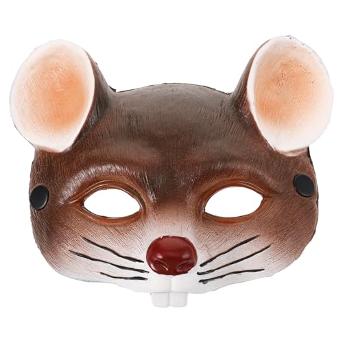 VICASKY 1 Stück Maske für Erwachsene und Komfortable Karnevalsmaske für Halloween Fasching und Kostümpartys Braun Leichtes Design Kreatives Mausmotiv für Verschiedene Anlässe VICASKY 1 Stück Maske für Erwachsene und Komfortable Karnevalsmaske für Halloween Fasching und Kostümpartys Braun Leichtes Design Kreatives Mausmotiv für Verschiedene Anlässe von VICASKY