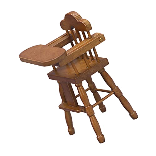 VICASKY Exquisiter Mini-hochstuhl Im Maßstab 112 Modell-minimöbel Kinderhochstuhl Aus Holz Ideal Für Mini- -Set VICASKY Exquisiter Mini-hochstuhl Im Maßstab 112 Modell-minimöbel Kinderhochstuhl Aus Holz Ideal Für Mini- -Set von VICASKY