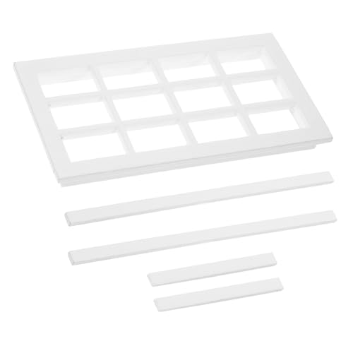 VICASKY 1 Stück Mini Möbel Modell für Weißes Fenster Design Kreatives für Jungen und Mädchen Hochwertige Holzverarbeitung von VICASKY