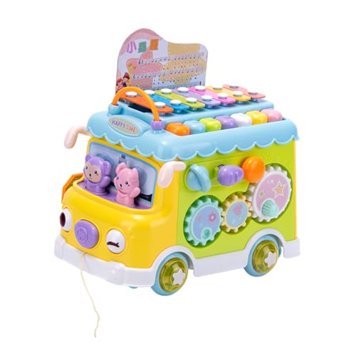 VICASKY 1 Stück Percussion- klopfendes Klaviermusikspielzeug Kindergeburtstag gefallen Xylophon-Bus- pädagogisches Schulbusmodell Babymusikspielzeug Plastik VICASKY 1 Stück Percussion- klopfendes Klaviermusikspielzeug Kindergeburtstag gefallen Xylophon-Bus- pädagogisches Schulbusmodell Babymusikspielzeug Plastik von VICASKY