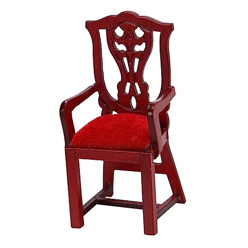 VICASKY 1 Stück Puppenhaus Armchair aus Holz für DIY Retro Design Leicht und Stabil für Puppenmöbel Zubehör und Kreative Szenen VICASKY 1 Stück Puppenhaus Armchair aus Holz für DIY Retro Design Leicht und Stabil für Puppenmöbel Zubehör und Kreative Szenen von VICASKY