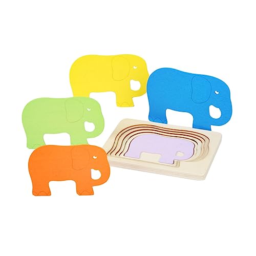 VICASKY 1 Stück Puzzle aus Holz für Kreatives Jigsaw Puzzle Kognitiven Entwicklung Räumlichen und Sicher von VICASKY