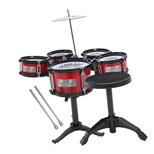 VICASKY 1 Stück Satz Jazz-Trommel Musikspielzeug Für Babys Elektronisches Schlagzeug Schlagzeug-übungspad -Instrumente Chakra-Trommel Schlagzeug Für Xylophon Trommel Rot VICASKY 1 Stück Satz Jazz-Trommel Musikspielzeug Für Babys Elektronisches Schlagzeug Schlagzeug-übungspad -Instrumente Chakra-Trommel Schlagzeug Für Xylophon Trommel Rot von VICASKY