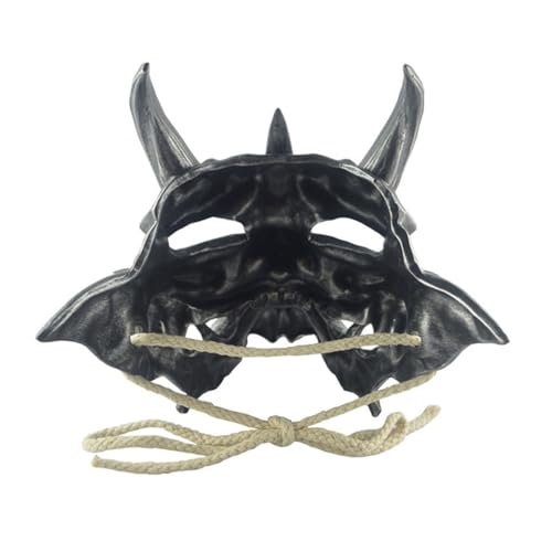 VICASKY 1 Stück Teufelsmaske Grimassenmaske für Halloween Cosplay Kreative Silbern Kupfer Maske für Dekoration und Partys Passend für Erwachsenen von VICASKY