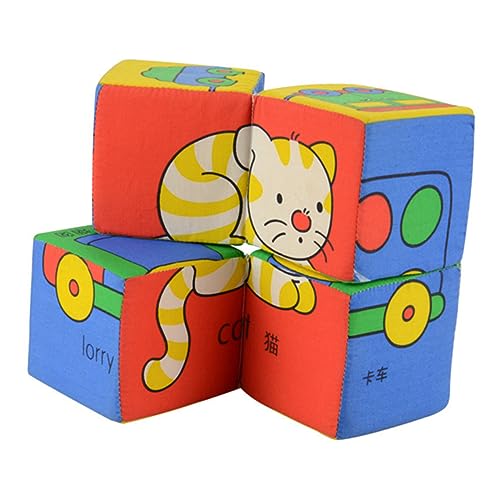 VICASKY 1 Stück Zusammengebaute Bausteine entwicklung bausteine für zabawki stymulujące rozwój Kinderspielzeug Frühpädagogisches Baumwolle Colorful von VICASKY