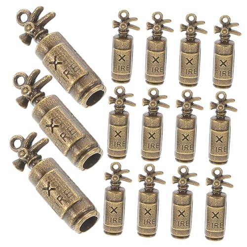VICASKY 50 Stücke Mini Feuerlöscher Modelle Für Puppenhaus Vintage Stil Metall Hängen Feuer Für Puppen von VICASKY