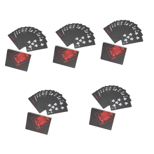 VICASKY 10 Kisten Pokerkarten Popular plastikkarten Wurfkarten aus Plastik Spielkarten aus Kunststoff Kartenspielen Geschenke gedruckte Karten Tischspiel für den Haushalt Schreibtisch Deck von VICASKY