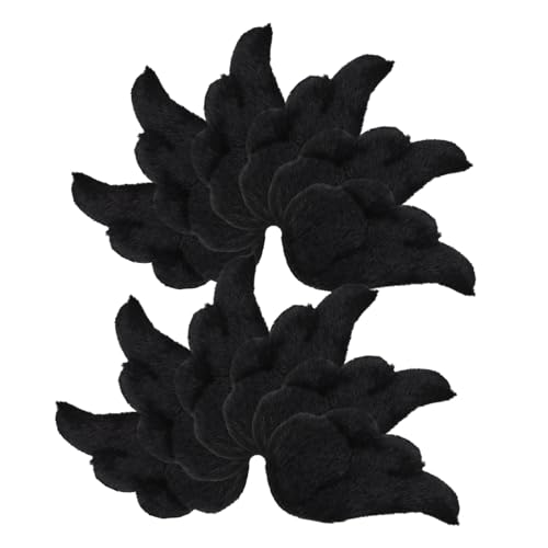 VICASKY Basteln Sie 10 Paar Engelsflügel Aus Stoff Ornamente Dekorative Requisiten Für Jungen Mädchen Und Erwachsene von VICASKY