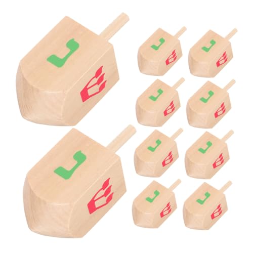 VICASKY 10 STK Kreiselspielzeug Für Handgefertigte Holzplatten Bastelkreisel Holzkreisel Dreidel Babyspielzeug Aus Holz Holzspielzeug-partygeschenk Kinderkreisel Hölzern VICASKY 10 STK Kreiselspielzeug Für Handgefertigte Holzplatten Bastelkreisel Holzkreisel Dreidel Babyspielzeug Aus Holz Holzspielzeug-partygeschenk Kinderkreisel Hölzern von VICASKY
