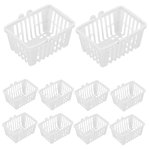 VICASKY Miniatur-aufbewahrungskorb-Set für Jungen und Mädchen 10-teilig Puppenhaus Mini-einkaufskorb Griff Kunststoff-spielzeugkorb für Jungen und Mädchen VICASKY Miniatur-aufbewahrungskorb-Set für Jungen und Mädchen 10-teilig Puppenhaus Mini-einkaufskorb Griff Kunststoff-spielzeugkorb für Jungen und Mädchen von VICASKY