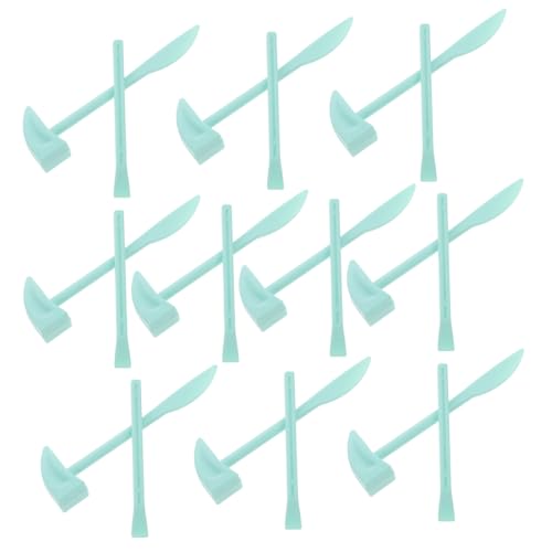 VICASKY 10 Sätze Graben Werkzeuge Kleine Hammerspielzeuge Kleinkindspielzeug So Tun, Als Ob Wäre Rock- Meißelhammer- Kinderspielzeug Grabset PVC Sky-Blue von VICASKY