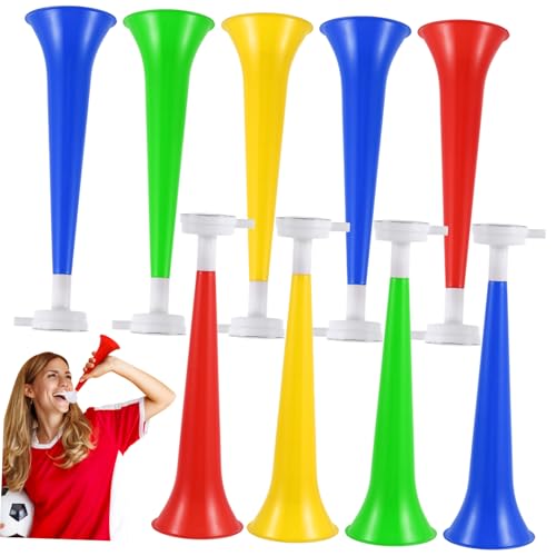 VICASKY Kunststoff-trompete Für Kinder 10 Stück Trompetenspielzeuge Jubelhorn Trompete Für Geburtstagsparty-Spiele Zufällige Farbe VICASKY Kunststoff-trompete Für Kinder 10 Stück Trompetenspielzeuge Jubelhorn Trompete Für Geburtstagsparty-Spiele Zufällige Farbe von VICASKY