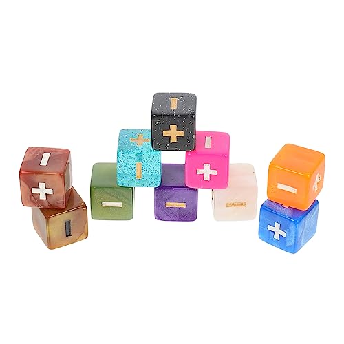 VICASKY 10 Stück Arithmetische Würfel Matheunterricht Zahlenwürfel Mini-Würfel farbig Kind Mathe Cubes Mathematik Symbol Würfel rechenwürfel grundschule lernwürfel Acryl Zufällige Farbe VICASKY 10 Stück Arithmetische Würfel Matheunterricht Zahlenwürfel Mini-Würfel farbig Kind Mathe Cubes Mathematik Symbol Würfel rechenwürfel grundschule lernwürfel Acryl Zufällige Farbe von VICASKY
