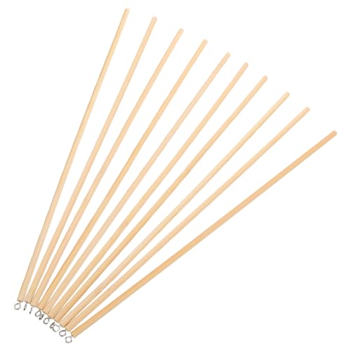 VICASKY 10 Stück Bambusstäbe Shadow Puppet Sticks Holzstäbe für DIY Traditionelle Chinesische Schattenspiel Accessoires Robuste Manipulationsstäbe für Kreative Bastelprojekte und von VICASKY