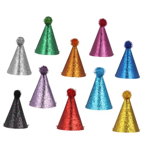 VICASKY 10 Stück Geburtstagsparty-hut Babypartyfeier Hut Hochzeitsfeierlieferungen Kindergeburtstagshutsammlung -partyhut Mützen Für Geburtstagsfeiern Partyhüte Mit Designs Polyester VICASKY 10 Stück Geburtstagsparty-hut Babypartyfeier Hut Hochzeitsfeierlieferungen Kindergeburtstagshutsammlung -partyhut Mützen Für Geburtstagsfeiern Partyhüte Mit Designs Polyester von VICASKY
