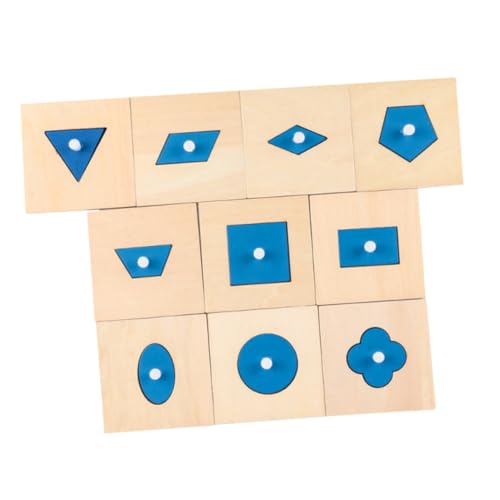 VICASKY 10 Stück Geometrietafel holzspielzeug für für die kognitive Entwicklung von Kindern Kid Toys Spielzeugblöcke aus Holz Kognitionsspielzeug hölzern VICASKY 10 Stück Geometrietafel holzspielzeug für für die kognitive Entwicklung von Kindern Kid Toys Spielzeugblöcke aus Holz Kognitionsspielzeug hölzern von VICASKY