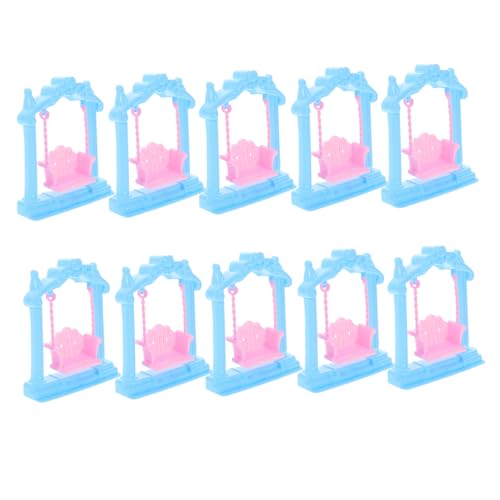 VICASKY 10 Stück Mini Princess Swing Toy Set Teiliges Set für Puppenhäuser Bezaubernde Mini Schaukel für Mädchen Einzigartiges Design für Fantasievolles Zubehör für Puppenhaus und VICASKY 10 Stück Mini Princess Swing Toy Set Teiliges Set für Puppenhäuser Bezaubernde Mini Schaukel für Mädchen Einzigartiges Design für Fantasievolles Zubehör für Puppenhaus und von VICASKY