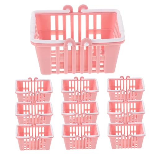 VICASKY Einzigartiges Mini-einkaufskorb-Set 10-teilig Miniatur-spielzeugkörbe Mit Griffen Für Jungen Und Mädchen Rollenspiel Puppenhaus-zubehör Lernspielzeug VICASKY Einzigartiges Mini-einkaufskorb-Set 10-teilig Miniatur-spielzeugkörbe Mit Griffen Für Jungen Und Mädchen Rollenspiel Puppenhaus-zubehör Lernspielzeug von VICASKY