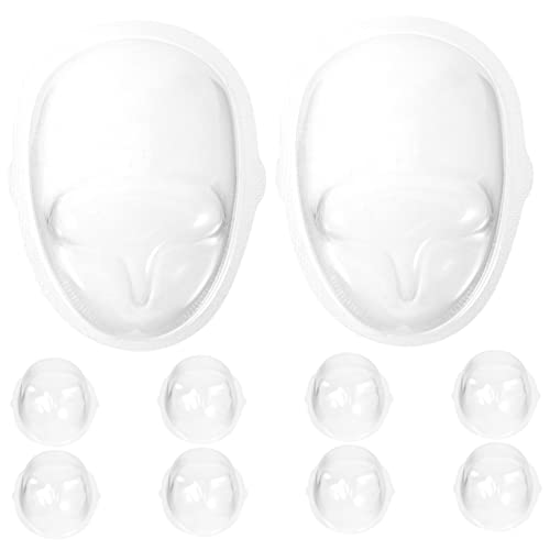 VICASKY Plüschtiere Mini-puppenmaske 10 Stück PVC-Spielzeug-gesichtsaufbewahrungsmaske Für Jungen Und Mädchen Puppen-Organizer Spielzeugzubehör VICASKY Plüschtiere Mini-puppenmaske 10 Stück PVC-Spielzeug-gesichtsaufbewahrungsmaske Für Jungen Und Mädchen Puppen-Organizer Spielzeugzubehör von VICASKY