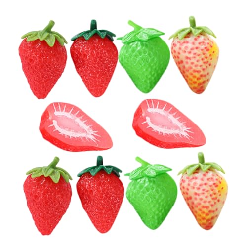VICASKY 10 Stück Lebensechte Künstliche Erdbeeren Aus PVC Künstliche Fruchtdekoration Für Kinder Zum Spielen Und Lernen Natürliche Erdbeer-Ornamente Für Zuhause Und Party VICASKY 10 Stück Lebensechte Künstliche Erdbeeren Aus PVC Künstliche Fruchtdekoration Für Kinder Zum Spielen Und Lernen Natürliche Erdbeer-Ornamente Für Zuhause Und Party von VICASKY