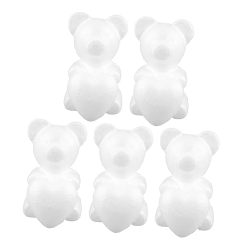 VICASKY 10 Stück Teiliges DIY Bären Herzform Modell Kunstzubehör für Kreative Valentinstagsdekorationen für Bastelprojekte und von VICASKY