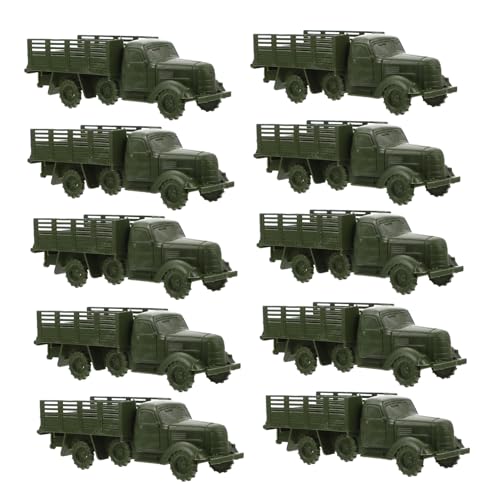 VICASKY 10stücke Teiliges Simulation LKW Spielzeug Für Fahrzeug Modell Spielzeug Fördert Kreativität Soziale Fähigkeiten Und Kognitive Entwicklung von VICASKY