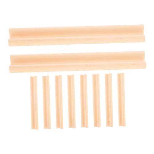 VICASKY 10 Stück Teiliges Holz Domino tablett Halter für Domino Steine und Spielkarten Stabiles Holzdisplay für Familien Freundespiele Praktischer Organizer und Eleganter VICASKY 10 Stück Teiliges Holz Domino tablett Halter für Domino Steine und Spielkarten Stabiles Holzdisplay für Familien Freundespiele Praktischer Organizer und Eleganter von VICASKY