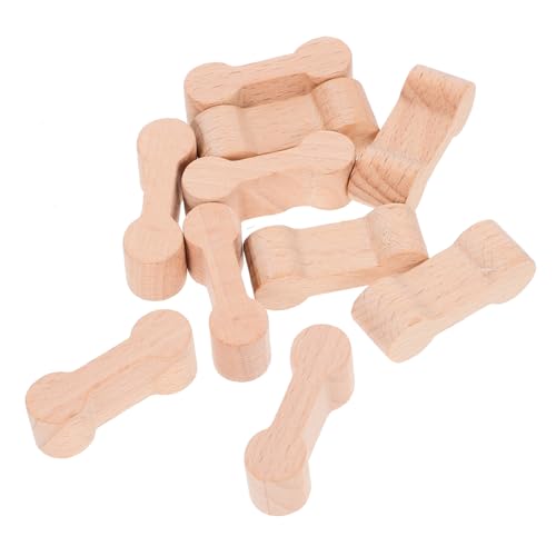 VICASKY 10 Stück Teiliges Holz trainingsgleis verbindungsklammern DIY Modellspielzeug Stabile Einfache Montage Langlebiges Holzmaterial für Holzeisenbahn Zubehör und Kreative Spielideen von VICASKY