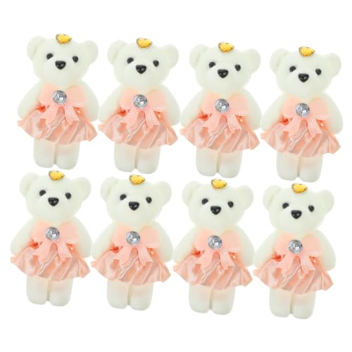VICASKY 10 Stück Teiliges Kleine Plüschbären Kuscheltier Brautstrauß Dekoration Süße Leichte Stofftiere als Hochzeits und Party Deko Tragbare Bunte Teddybären für Schlafzimmer und VICASKY 10 Stück Teiliges Kleine Plüschbären Kuscheltier Brautstrauß Dekoration Süße Leichte Stofftiere als Hochzeits und Party Deko Tragbare Bunte Teddybären für Schlafzimmer und von VICASKY