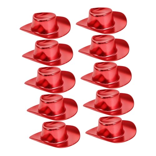 VICASKY 10 Stück Teiliges Miniatur Cowboyhut aus Robustem für DIY Puppenhaus Dekoration und Kreative Puppenkostüme Passend für Kleine Puppen und Miniaturfiguren Vielseitig für Partys und VICASKY 10 Stück Teiliges Miniatur Cowboyhut aus Robustem für DIY Puppenhaus Dekoration und Kreative Puppenkostüme Passend für Kleine Puppen und Miniaturfiguren Vielseitig für Partys und von VICASKY