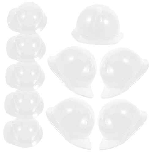 VICASKY 10 Stück Teiliges Miniatur sicherheitshelm Leichtem Kunststoff Multifunktionaler Puppen bauhelm und Dekorativer Schutzhelm für Puppenhaus Spielerischer Puppenhelm als Lustiges von VICASKY