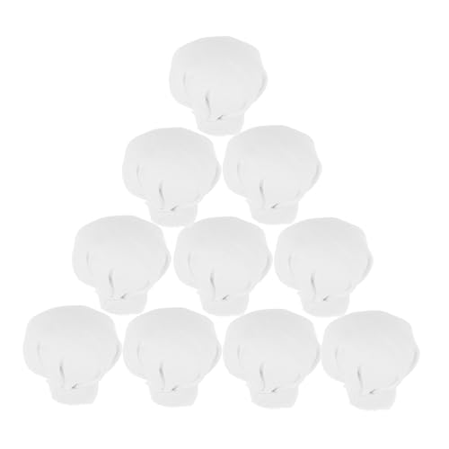 VICASKY 10 Stück Teiliges Niedliche Mini kochmützen aus Stoff Kleine Weiße Miniatur kochmützen für Puppenhaus Dekoration DIY Puppenzubehör für Bastelprojekte und Miniaturszenen VICASKY 10 Stück Teiliges Niedliche Mini kochmützen aus Stoff Kleine Weiße Miniatur kochmützen für Puppenhaus Dekoration DIY Puppenzubehör für Bastelprojekte und Miniaturszenen von VICASKY