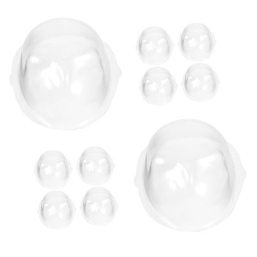 VICASKY 10 Stück Teiliges PVC Gesichtsmasken für Puppen Transparente Schutzabdeckungen aus DIY Bastelmaterialien für Puppenhandwerk Klare Spielzeugmasken Schützende Dekoration VICASKY 10 Stück Teiliges PVC Gesichtsmasken für Puppen Transparente Schutzabdeckungen aus DIY Bastelmaterialien für Puppenhandwerk Klare Spielzeugmasken Schützende Dekoration von VICASKY