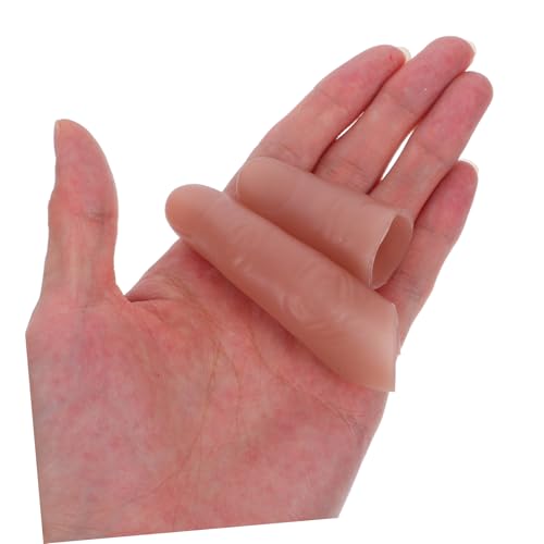 VICASKY 10 Stück Teiliges Realistische Falsche Fingerhülle Daumenattrappe Verblassender Eindruck Bühnenrequisite Vielseitig für Halloween Film Requisiten und Magische Tricks VICASKY 10 Stück Teiliges Realistische Falsche Fingerhülle Daumenattrappe Verblassender Eindruck Bühnenrequisite Vielseitig für Halloween Film Requisiten und Magische Tricks von VICASKY