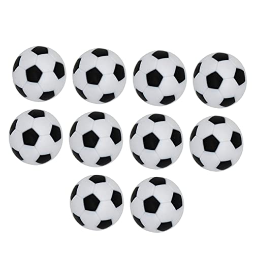 VICASKY 10 Stück Teiliges Tischfußballbälle Resin Ersatzkugeln für Tischfußball und Leicht Für Verbessertes Spielerlebnis Kompatibel mit Standard Tischfußballanlagen von VICASKY