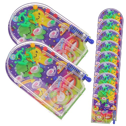 VICASKY 10 Stück Teiliges Tragbares Tischspiel für Handheld Pinball Robustem Verbessert Hand Augen Koordination und Fingerkraft für Mini Spiele und Kreative Freizeitaktivitäten von VICASKY