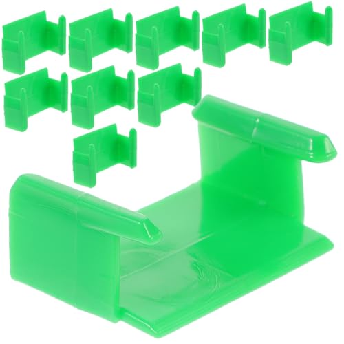 VICASKY 10 Stück Track Fixer Schiene Spuren die Bahnstrecke Gleisanschluss Bahngleis Train Toy Zug Zugstreckenverbindung Schnallenmodell Zugverbinder-Adapter Plastik Green VICASKY 10 Stück Track Fixer Schiene Spuren die Bahnstrecke Gleisanschluss Bahngleis Train Toy Zug Zugstreckenverbindung Schnallenmodell Zugverbinder-Adapter Plastik Green von VICASKY
