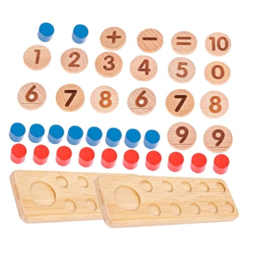 VICASKY Zahlenblocks 10 Teiliges Mathematikspielzeug Set Zählhilfe Für Frühe Bildung Kognitive Entwicklung Und Rechenfertigkeiten Arithmetik Für Jungen Und Ädchen Ab 3 Jahren von VICASKY