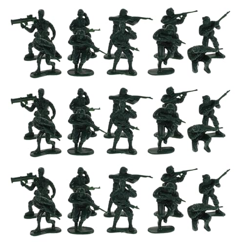 VICASKY 100 STK Soldatenmodell für Soldaten Figuren für Jungen Spielzeugsoldaten-Actionfiguren Spielzeugsoldatenfiguren Plastik Green VICASKY 100 STK Soldatenmodell für Soldaten Figuren für Jungen Spielzeugsoldaten-Actionfiguren Spielzeugsoldatenfiguren Plastik Green von VICASKY