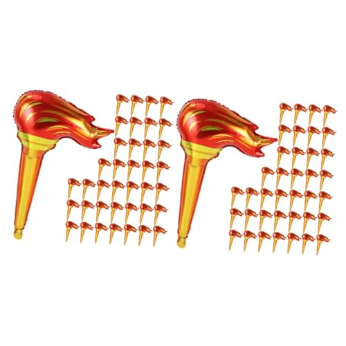VICASKY 100 Stck. Teiliges Aufblasbare Fackel Requisiten Großes für Bühnenperformance Sportveranstaltungen Geburtstage Halloween Leichte Tragbare und Familienhilfe VICASKY 100 Stck. Teiliges Aufblasbare Fackel Requisiten Großes für Bühnenperformance Sportveranstaltungen Geburtstage Halloween Leichte Tragbare und Familienhilfe von VICASKY