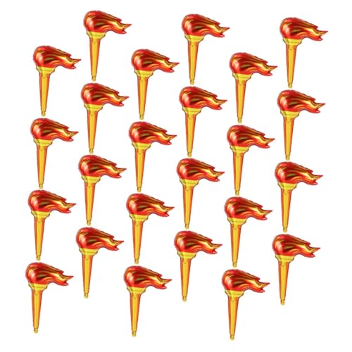 VICASKY 100 Stück Aufblasbare Fackel Große Feuerfackel Requisite für Sportwettkämpfe Party Cheer Luau Olympia Fanartikel VICASKY 100 Stück Aufblasbare Fackel Große Feuerfackel Requisite für Sportwettkämpfe Party Cheer Luau Olympia Fanartikel von VICASKY