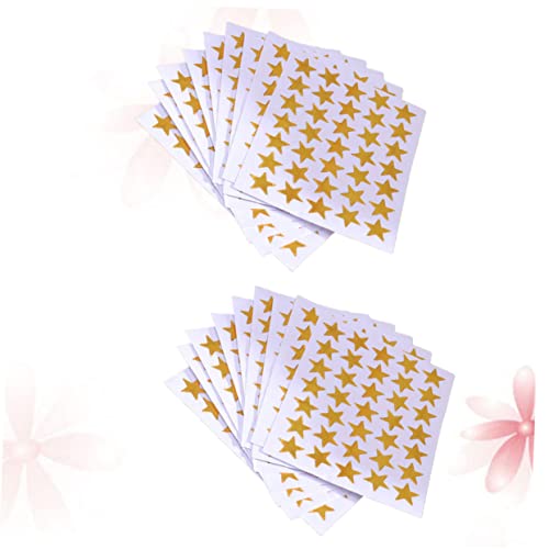 VICASKY 100 Stück Belohnungsaufkleber Sticker für schultüte kinderzimmerdeko kühlschrankaufkleber Papieraufkleber Stickers for Aufkleber Kindergartenzubehör Klebeetikett Golden VICASKY 100 Stück Belohnungsaufkleber Sticker für schultüte kinderzimmerdeko kühlschrankaufkleber Papieraufkleber Stickers for Aufkleber Kindergartenzubehör Klebeetikett Golden von VICASKY