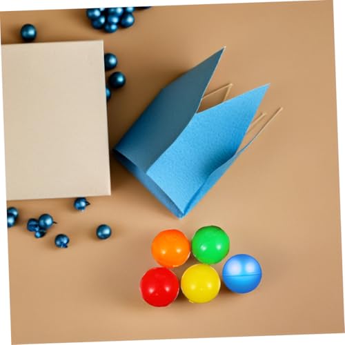 VICASKY 100 Stück Bunte Kunststoff Raffle Balls Runde Hohlkapseln Für Party Vending Machine Spiel Aktivitäten von VICASKY