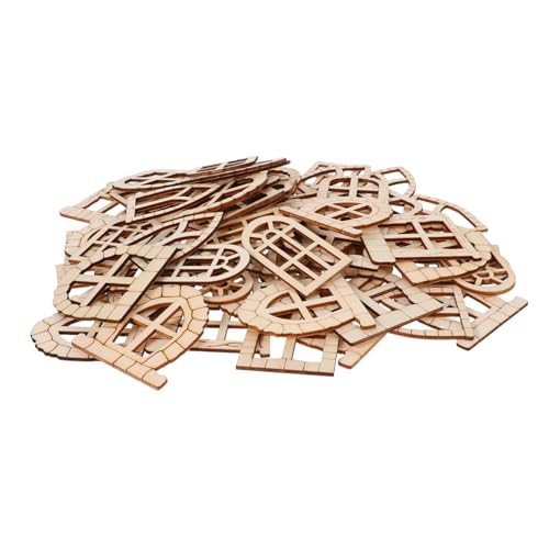 VICASKY Feentor Aus Naturholz Gartentor 100-teiliges Feentür-Set Aus Kunstharz Für Baum Und Heimdekoration von VICASKY