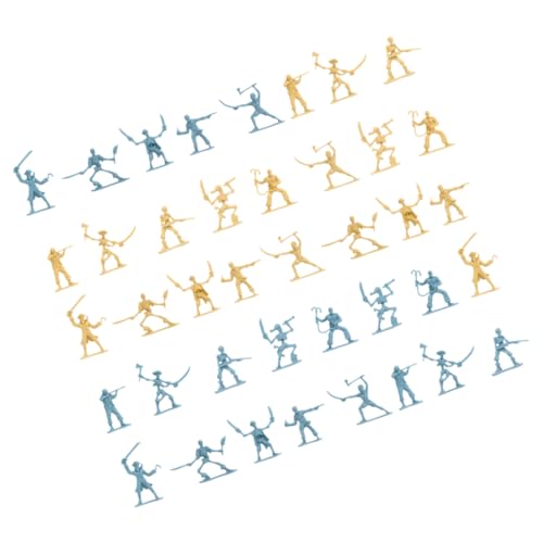 VICASKY 100 Stück Modell Eines Piratensoldaten Spielzeuge Soldatenfiguren Piraten-actionfiguren Piratenfiguren Mini-soldatenspielzeug Piraten-Soldaten-statuen- Plastik von VICASKY