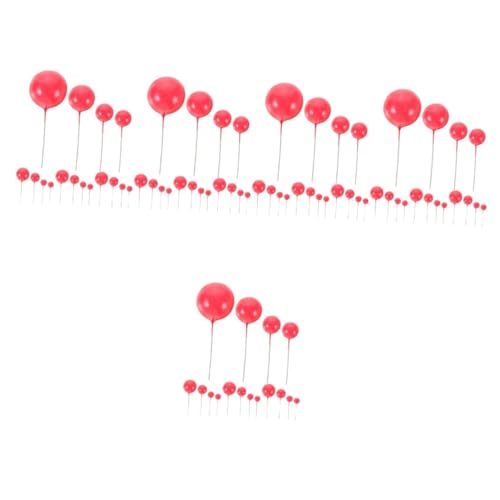 VICASKY 100 Stück Teiliges Mini Luftballon Cupcake Toppers in Rot Bunte Party Tortendeko für Geburtstag Hochzeit Babyparty Metall Cake Picks Einfache Anwendung VICASKY 100 Stück Teiliges Mini Luftballon Cupcake Toppers in Rot Bunte Party Tortendeko für Geburtstag Hochzeit Babyparty Metall Cake Picks Einfache Anwendung von VICASKY